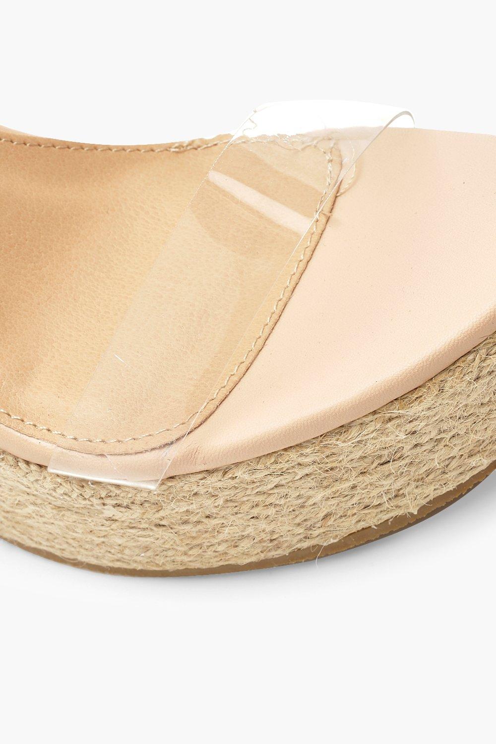 Espadrille transparente discount